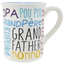 Our Name Is Mud 6012555 Grandfather Languages Mug Set of 2