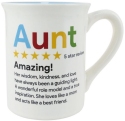 Our Name Is Mud 6012558 Aunt 5 Star Review Mug Set of 2