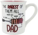 Our Name Is Mud 6012564 Rarest Dad Mug Set of 2