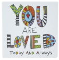 Our Name Is Mud 6012602 You Are Loved Coaster Set of 4