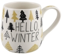 Our Name Is Mud 6013205N Hello Winter 16 oz Mug Set of 2