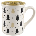 Our Name Is Mud 6013217 Cocoa Weather 16 oz Mug Set of 2
