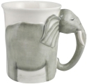 Our Name Is Mud 6013240N Elephant 16 oz Mug Set of 2