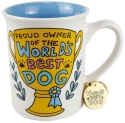 Our Name Is Mud 6013248N Best Dog Mug With Tags 16 oz Set of 2