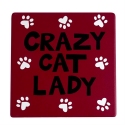 Our Name Is Mud 6013767 Crazy Cat Lady Coaster Set of 4