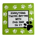 Our Name Is Mud 6013768N Dog Hair Coaster Set of 4