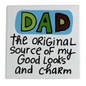 Our Name Is Mud 6013771 Dad Coaster Set of 4