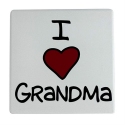 Our Name Is Mud 6013777 I Heart Grandma Coaster Set of 4