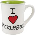 Our Name Is Mud 6014616N I Heart Pickleball Mug