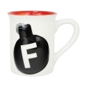 Our Name Is Mud 6017840N Sculpted F Bomb Mug