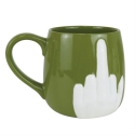 Our Name Is Mud 6018002N Sculpted Hand M Finger Mug