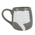 Our Name Is Mud 6018004N Sculpted Hand Nope Mug