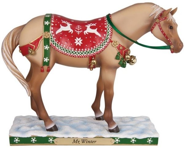 The Trails of Painted Ponies Christmas Mr Winter Horse Figure 4027278D NIB