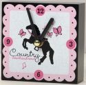 Trail of Painted Ponies 4036453 Country Music Desk Clock