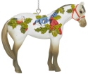 Trail of Painted Ponies 6007470 Winter Feathers Horse Ornament