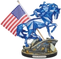 Trail of Painted Ponies 6008368i Wild Blue Remembering 911 Horse Figurine