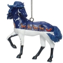 Trail of Painted Ponies 6019071 Up on the Housetop Ornament