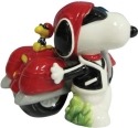 Peanuts by Westland 18275 Joe Cool and Motorcycle Salt and Pepper Shakers
