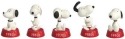 Peanuts by Westland 18281 Snoopy Then and Now 5 Pc Mini Figurines