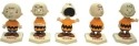Peanuts by Westland 18282 Charlie Brown Then and Now 5Pc Mini Figuri
