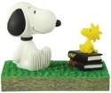 Peanuts by Westland 20707 Snoopy Woodstock Bus Stop Mini Fig. Mini Figurine