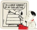 Peanuts by Westland 20738 Snoopy's Writing Plaque