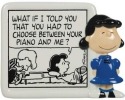 Peanuts by Westland 20740 Lucy and Schroeder Plaque