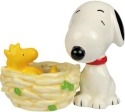 Peanuts by Westland 20744 Snoopy and Woodstock Nest Salt and Pepper Shakers