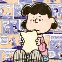 Peanuts by Westland 24408 Lucy Canvas Wall Art