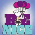 Peanuts by Westland 24436 Be Nice Canvas Wall Art 8X8