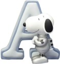 Peanuts by Westland 8571 Snoopy Figurine - Letter A Figurine