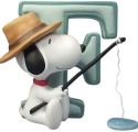 Peanuts by Westland 8576 Snoopy Figurine - Letter F Figurine