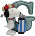 Peanuts by Westland 8577 Snoopy Figurine - Letter G Figurine