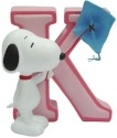 Peanuts by Westland 8581 Snoopy Figurine - Letter K Figurine