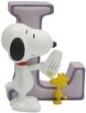 Peanuts by Westland 8582 Snoopy Figurine - Letter L Figurine