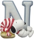 Peanuts by Westland 8584 Snoopy Figurine - Letter N Figurine