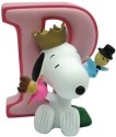 Peanuts by Westland 8586 Snoopy Figurine - Letter P Figurine