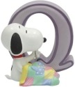 Peanuts by Westland 8587 Snoopy Figurine - Letter Q Figurine