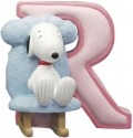 Peanuts by Westland 8588 Snoopy Figurine - Letter R Figurine