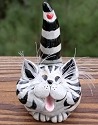 Pence Cats BCSHGreyBlackStripes Grey with Black Stripes Short Hair