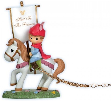 Precious Moments 104402 Disney Birthday Parade Prince Phillip on Horse w Banner Figurine