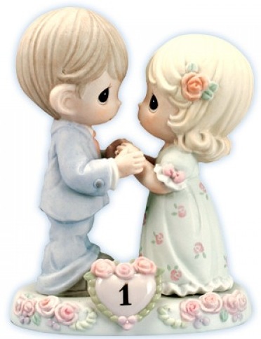 Precious Moments 115910 1st First Anniversary Couple Figurine