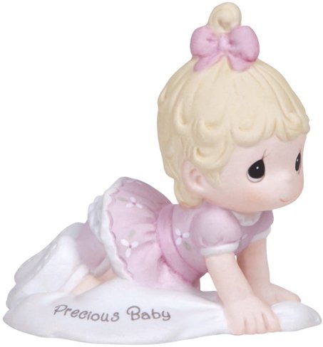 Precious Moments 133023 Red Haired Baby Girl Crawling Figurine
