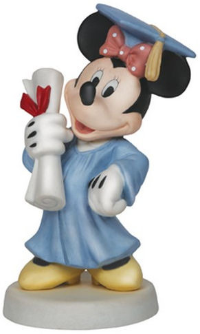 Precious Moments 144700 Disney Minnie Graduation Figurine