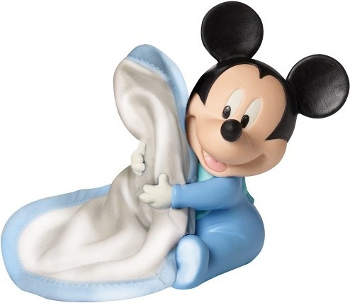Precious Moments 152701 Disney Baby Mickey with Blanket Figurine