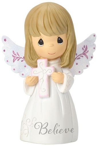 Precious Moments 162406 Angel Mini with Cross Figurine
