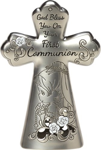 Precious Moments 163511 First Communion Girl Cross