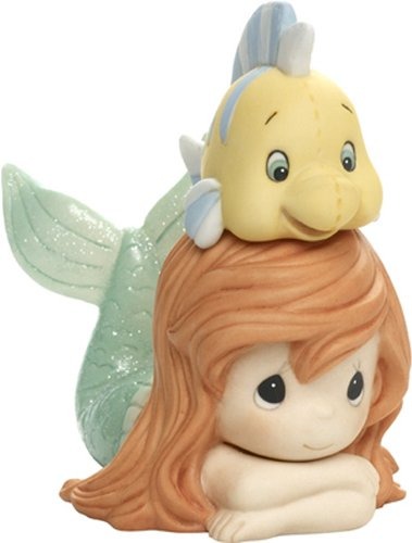 Precious Moments 171094 Disney Ariel with Flounder Figurine