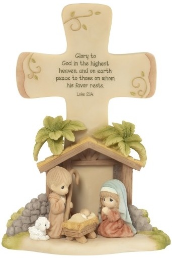 Precious Moments 181401 Nativity Cross
