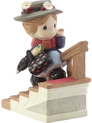 Precious Moments 182093 Disney Mary Poppins on Banister Figurine